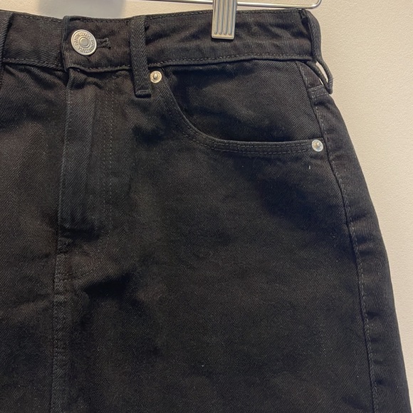 SOLD | Zara | Black Denim Skirt - Picture 3 of 5